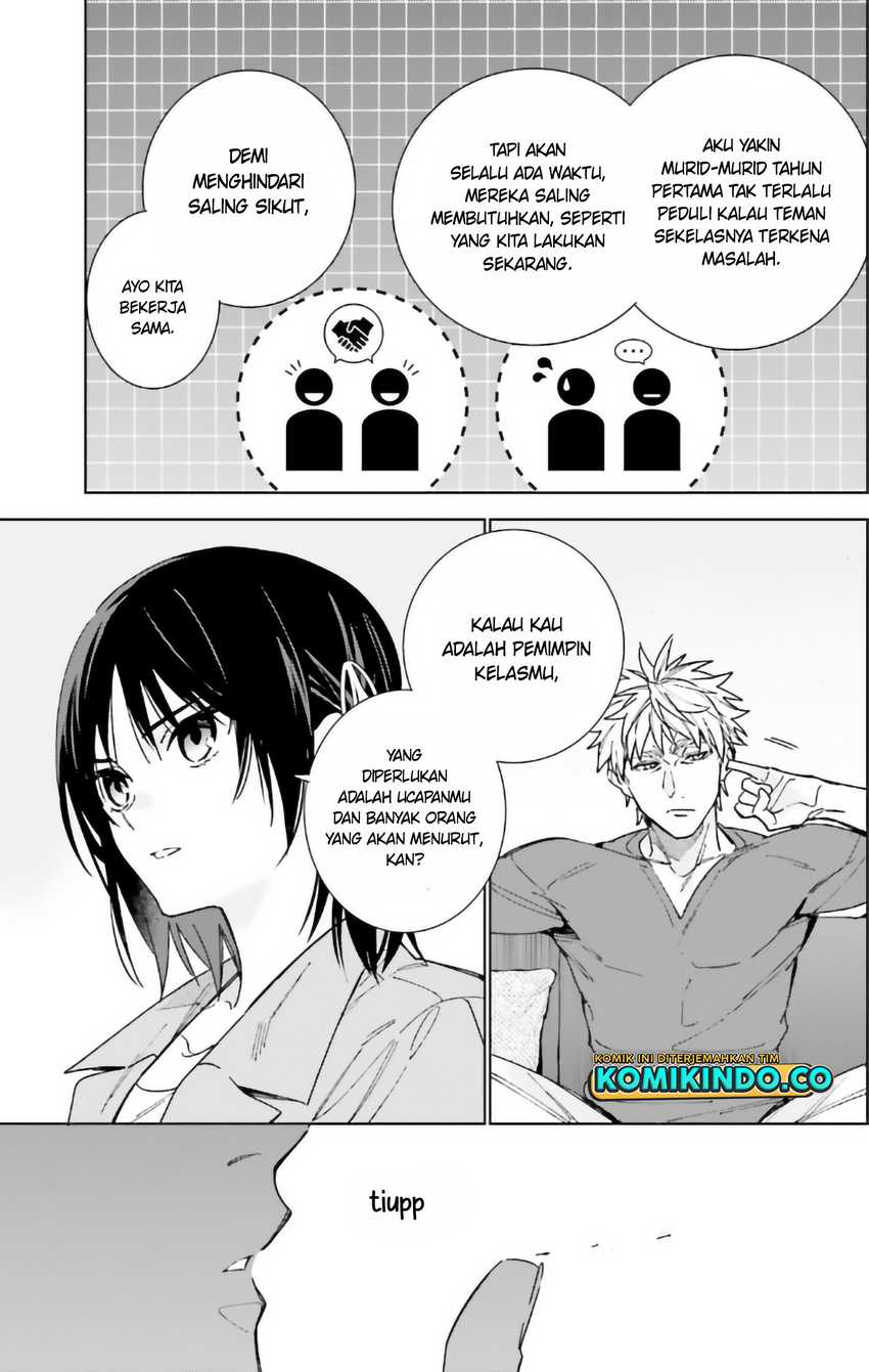 Youkoso Jitsuryoku Shijou Shugi no Kyoushitsu e √Horikita Chapter 14 Gambar 6