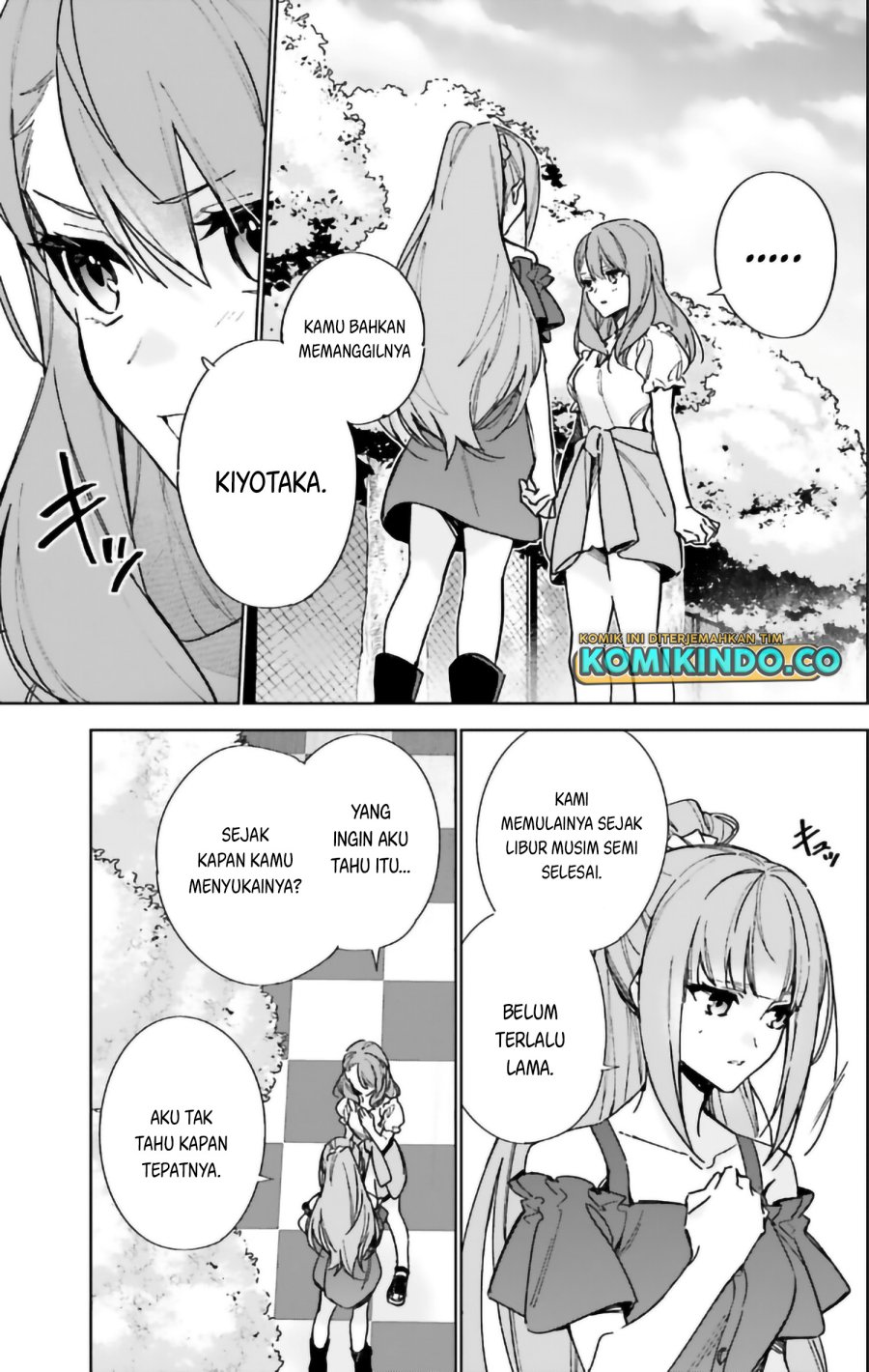 Youkoso Jitsuryoku Shijou Shugi no Kyoushitsu e √Horikita Chapter 13.5 Gambar 12