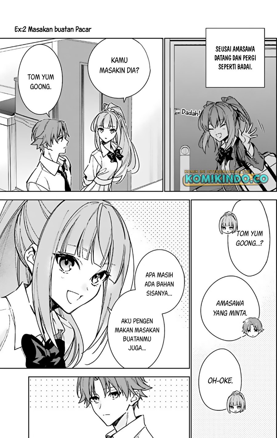 Youkoso Jitsuryoku Shijou Shugi no Kyoushitsu e √Horikita Chapter 13.1 Gambar 4