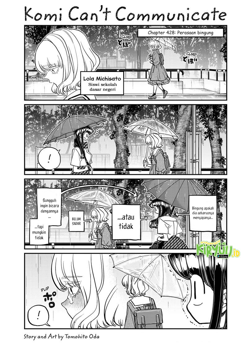 Baca Manga Komi-san wa Komyushou Desu Chapter 428 Gambar 2