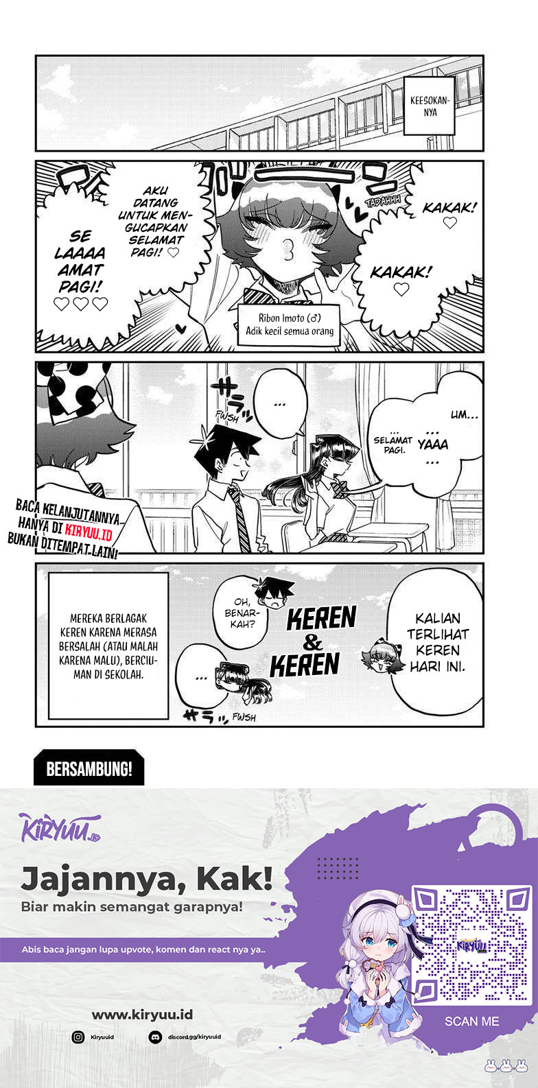 Komi-san wa Komyushou Desu Chapter 427 Gambar 20