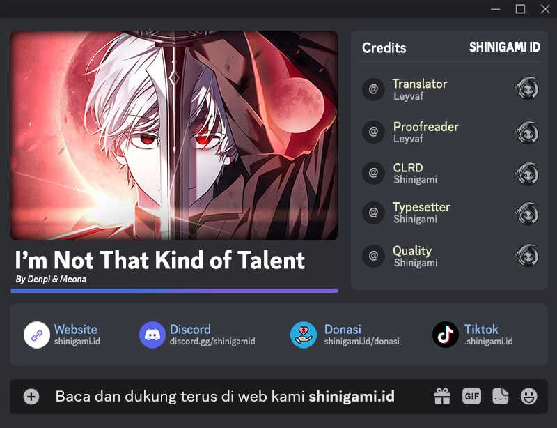 Baca Komik I’m Not That Kind of Talent Chapter 56 Gambar 1