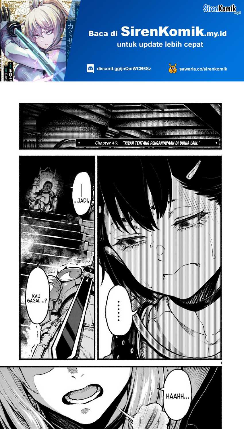 Baca Manga Kaminaki Sekai no Kamisama Katsudou Chapter 45 Gambar 2