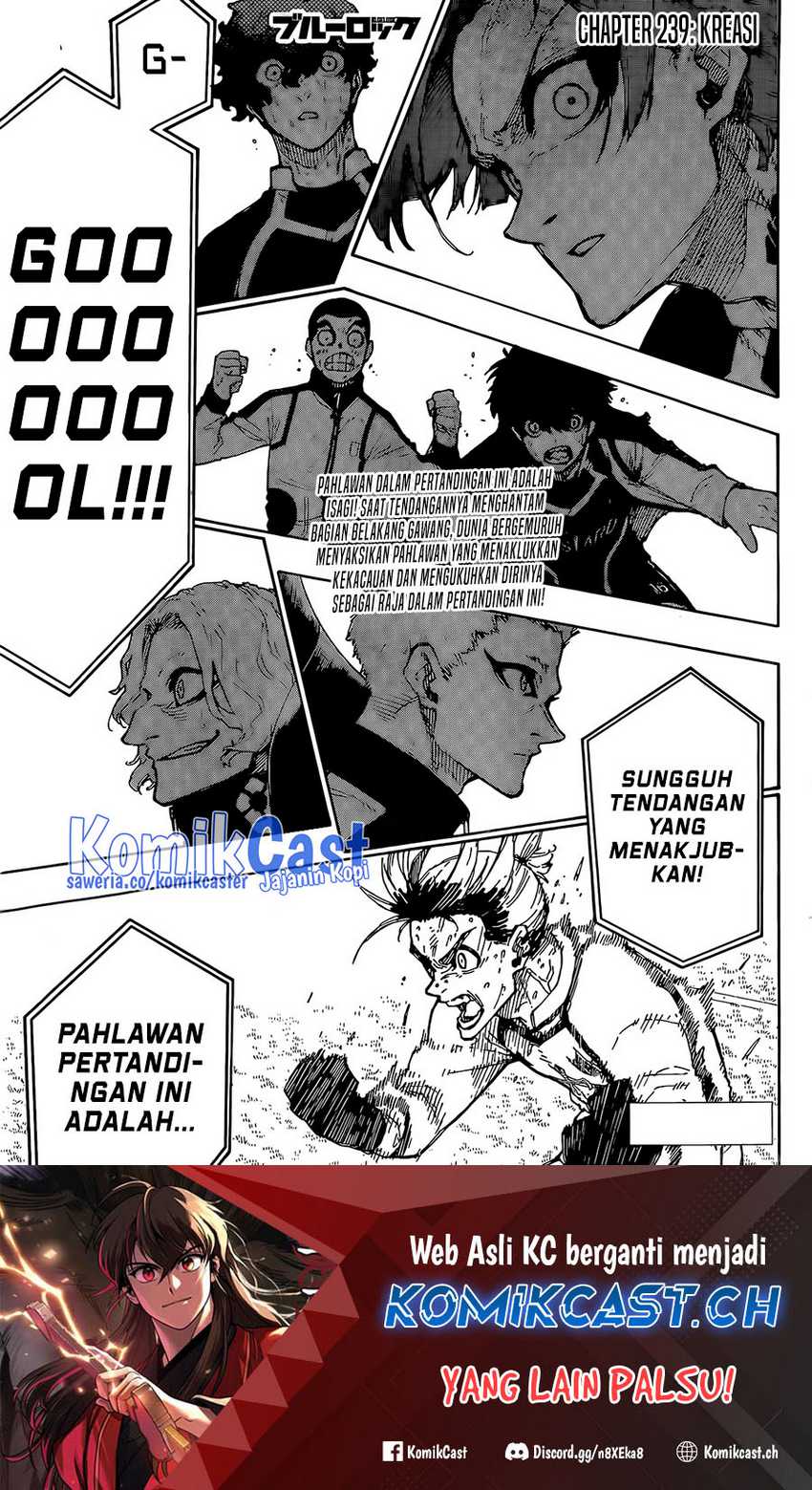 Baca Manga Blue Lock Chapter 239 Gambar 2