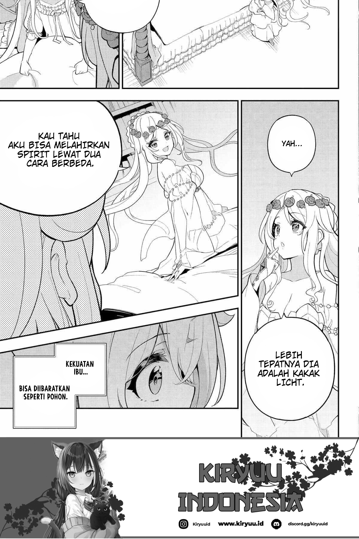 Chichi wa Eiyuu, Haha wa Seirei, Musume no Watashi wa Tenseisha Chapter 54 Gambar 4