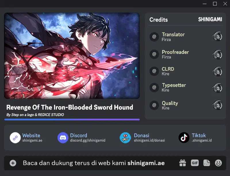 Baca Komik Revenge of the Iron-Blooded Sword Hound Chapter 53 Gambar 1