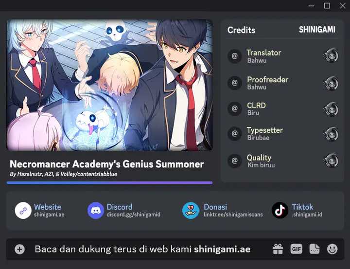 Baca Komik Necromancer Academy’s Genius Summoner Chapter 13 Gambar 1