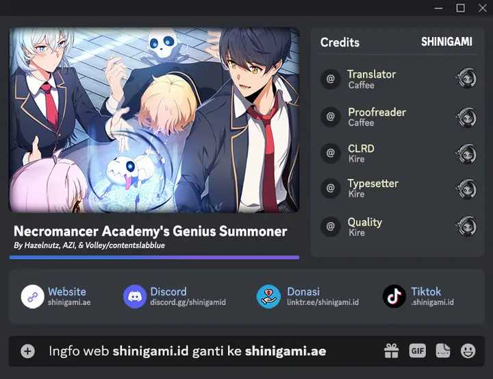 Baca Komik Necromancer Academy’s Genius Summoner Chapter 11 Gambar 1