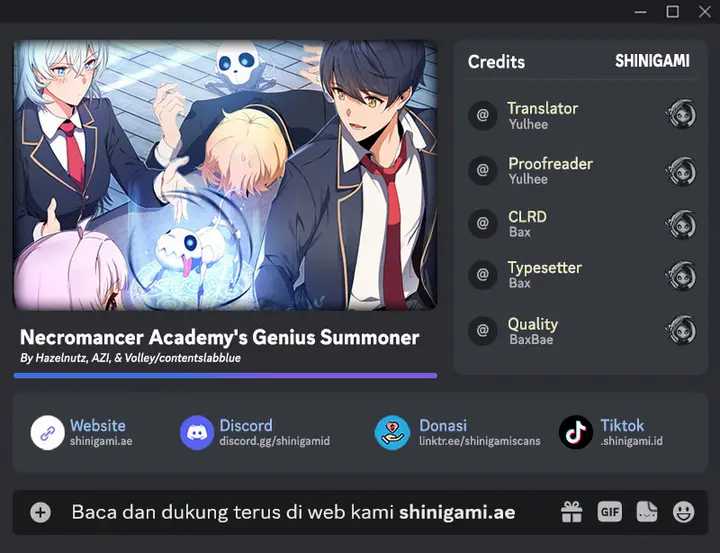 Baca Komik Necromancer Academy’s Genius Summoner Chapter 7 Gambar 1