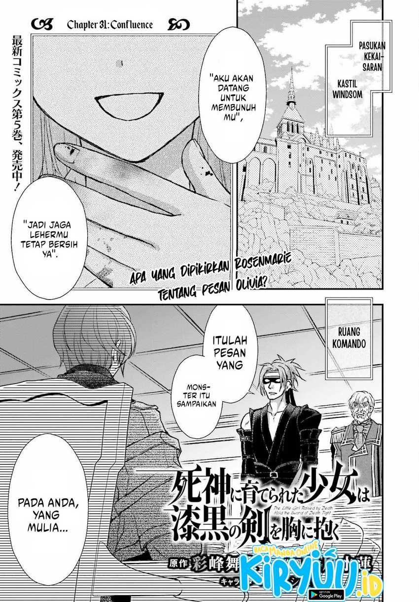 Baca Manga Shinigami ni Sodaterareta Shoujo wa Shikkoku no Tsurugi wo Mune ni Idaku Chapter 31 Gambar 2