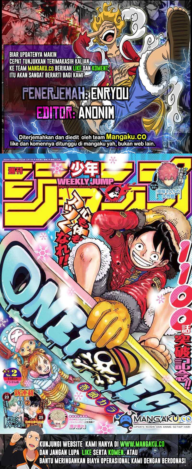 Baca Komik One Piece Chapter 1101 Gambar 1