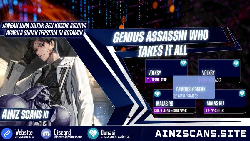 Baca Komik The Genius Assassin Who Takes it All Chapter 8 Gambar 1