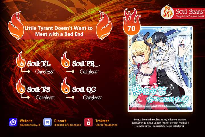 Baca Komik Little Tyrant Doesn’t Want to Meet with a Bad End Chapter 70 Gambar 1