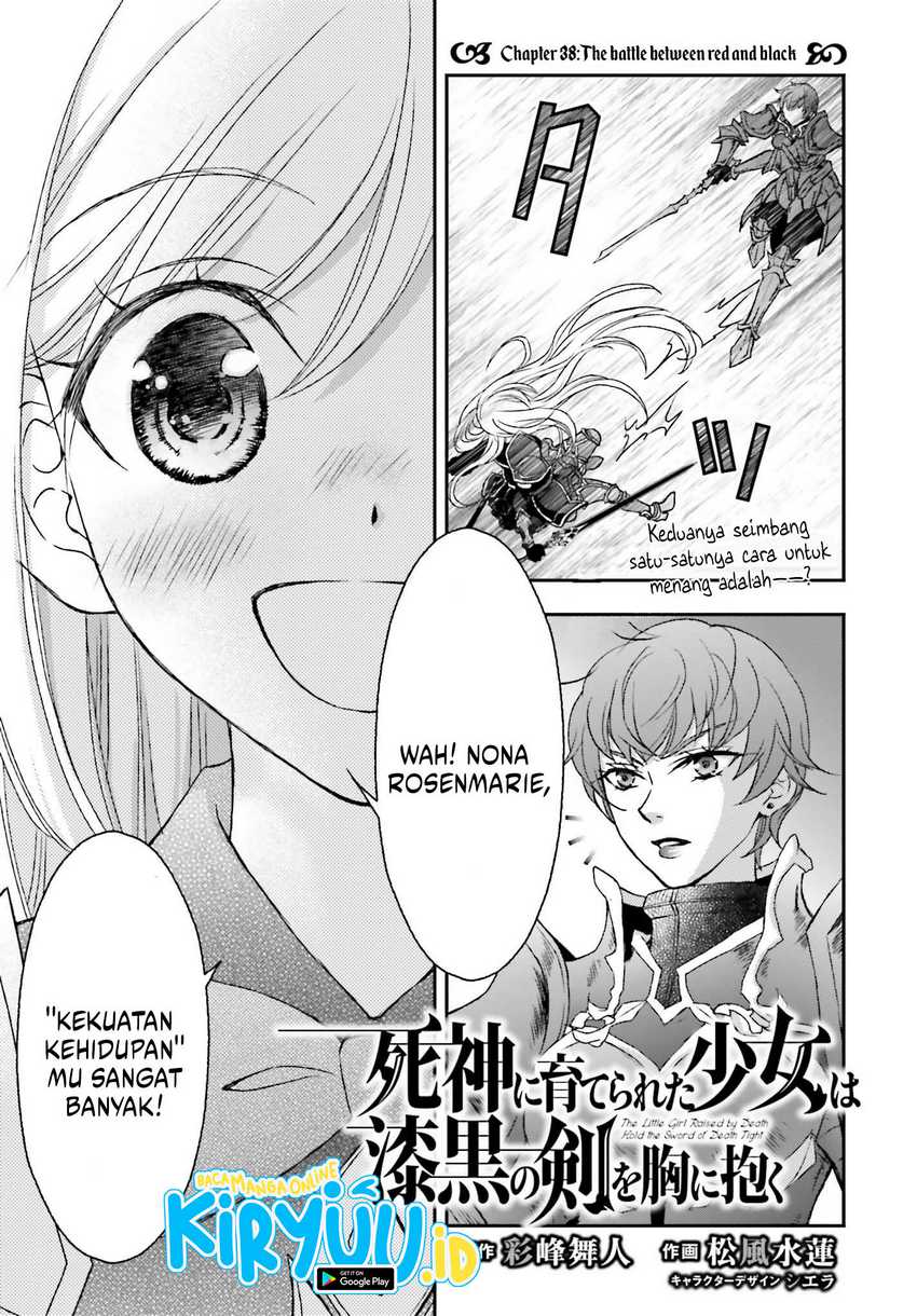 Shinigami ni Sodaterareta Shoujo wa Shikkoku no Tsurugi wo Mune ni Idaku Chapter 38 Gambar 4