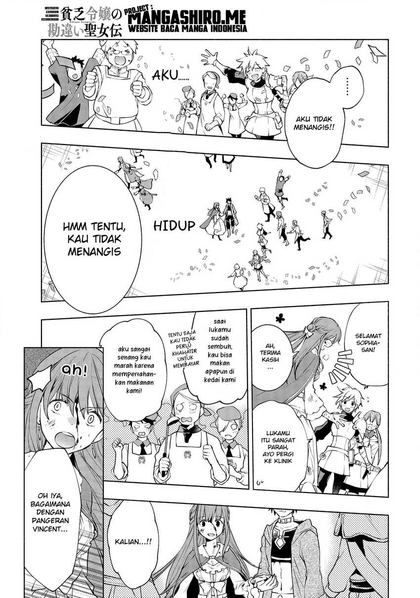Binbou Reijou no Kanchigai Seijo Den Chapter 5.1 Gambar 19