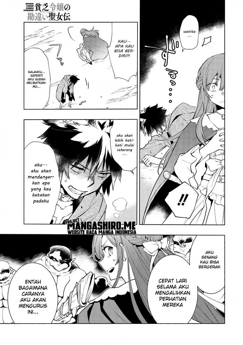 Binbou Reijou no Kanchigai Seijo Den Chapter 3 Gambar 11