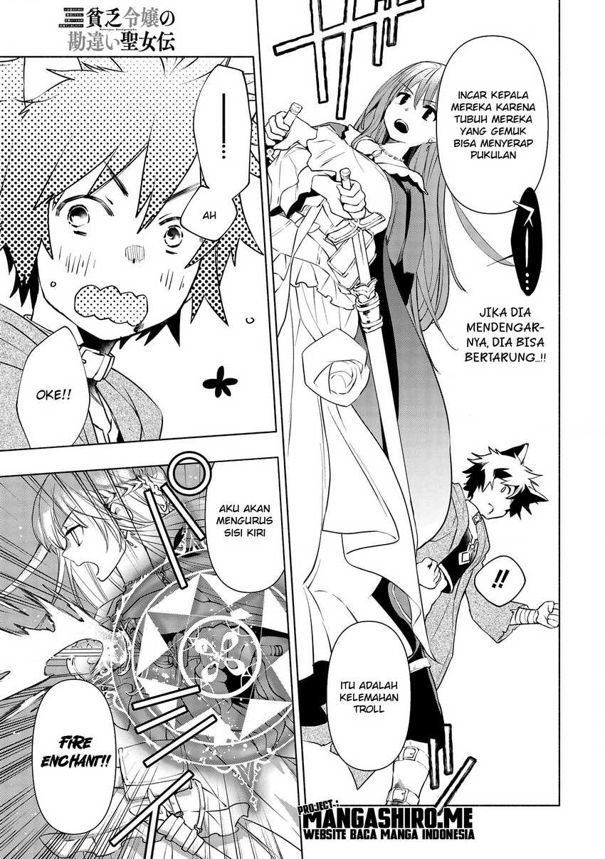 Binbou Reijou no Kanchigai Seijo Den Chapter 3 Gambar 13