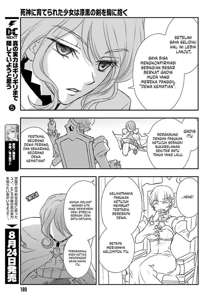 Shinigami ni Sodaterareta Shoujo wa Shikkoku no Tsurugi wo Mune ni Idaku Chapter 40 Gambar 20