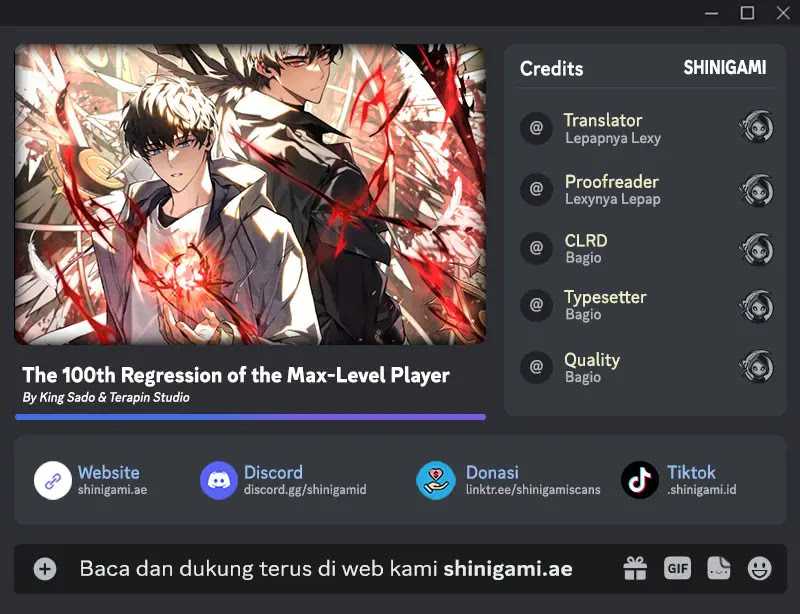 Baca Komik The 100th Regression Of The Max-Level Player Chapter 32 bahasa Indonesia Gambar 1