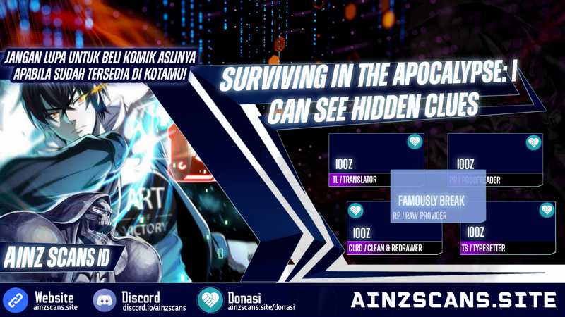 Baca Komik Surviving in the Apocalypse: I Can See Hidden Clues Chapter 14 Gambar 1