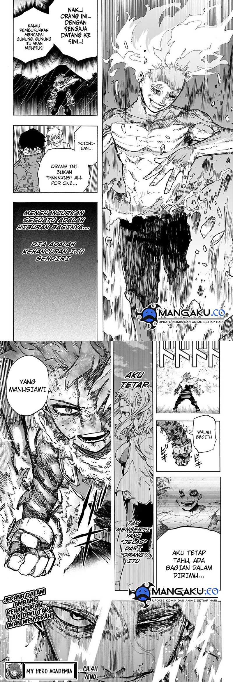 Boku no Hero Academia Chapter 411 Gambar 7