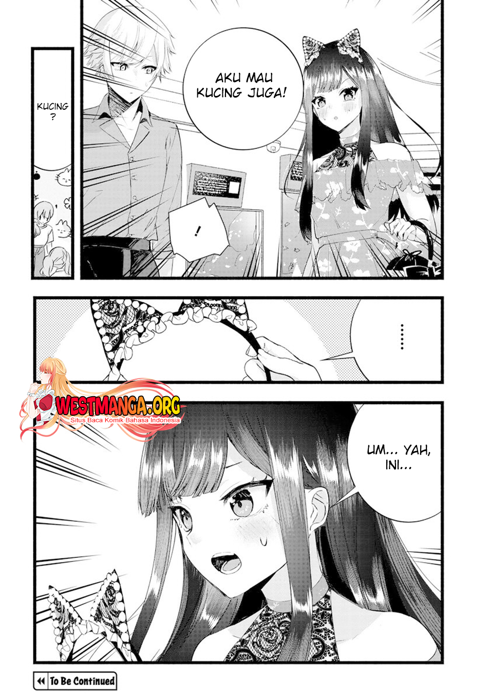 Chiteki de Cool na Kouhai Bijo, Ore no Kai Neko ni naru Chapter 24 Gambar 12