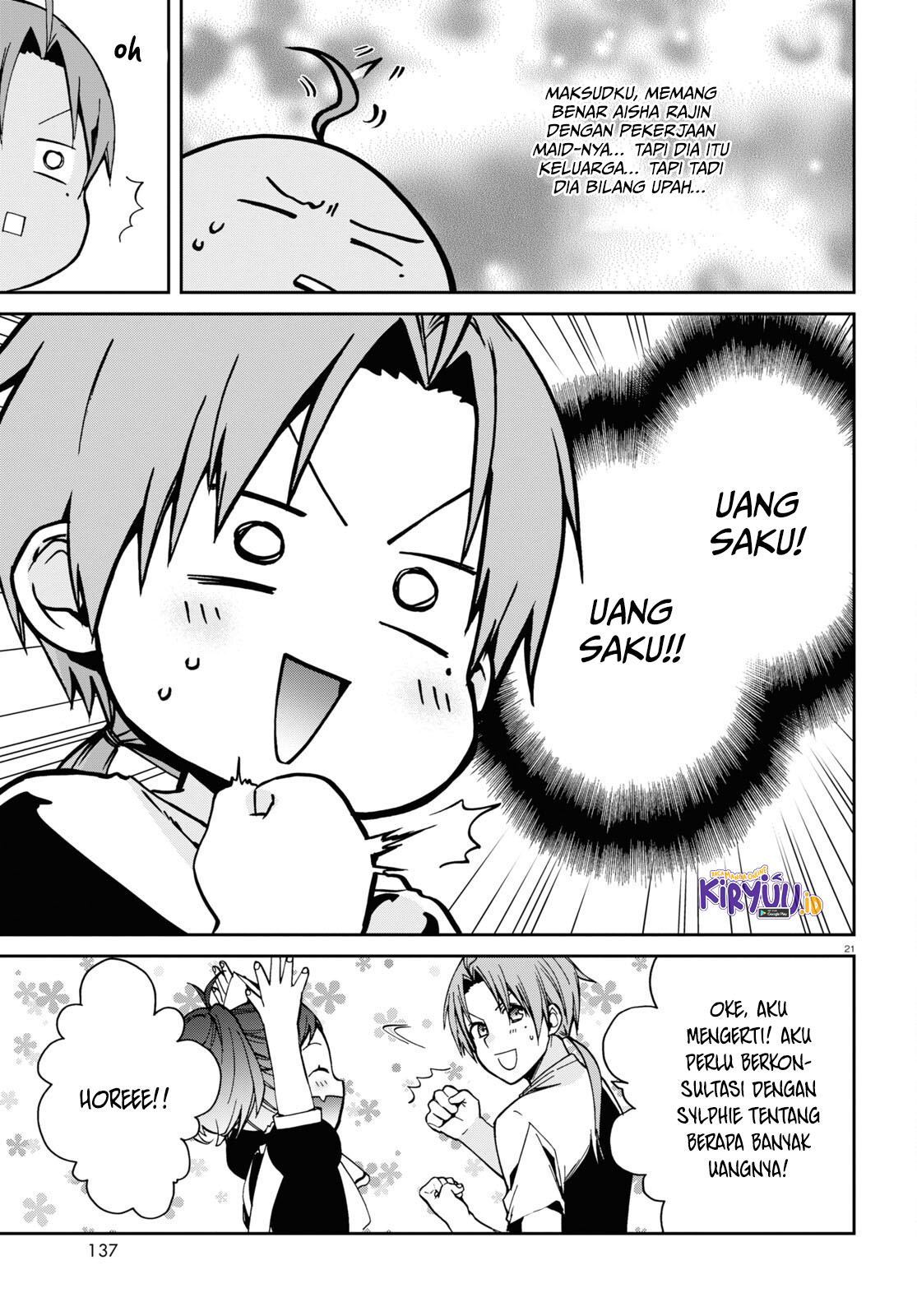 Mushoku Tensei: Isekai Ittara Honki Dasu Chapter 95 Gambar 22