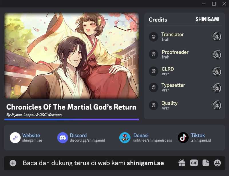 Baca Komik Chronicles Of The Martial God’s Chapter 85 Gambar 1