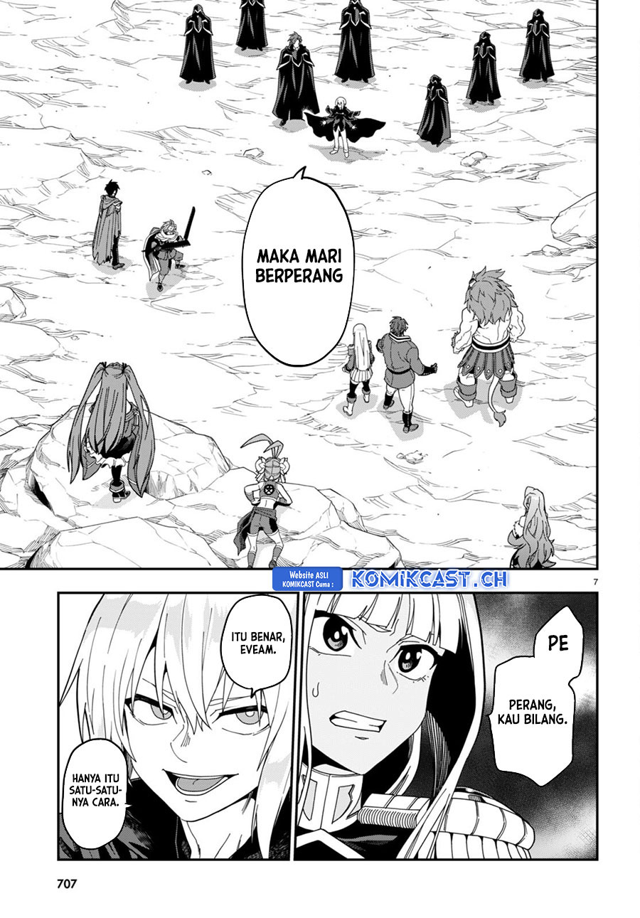 Konjiki no Moji Tsukai: Yuusha Yonin ni Makikomareta Unique Cheat Chapter 97 Gambar 7