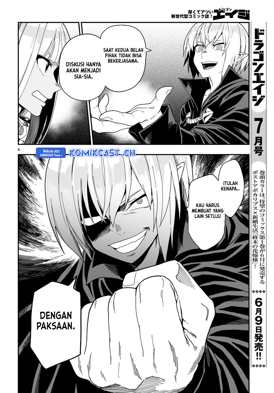 Konjiki no Moji Tsukai: Yuusha Yonin ni Makikomareta Unique Cheat Chapter 97 Gambar 8