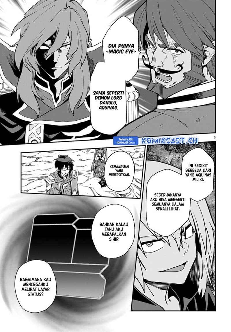 Konjiki no Moji Tsukai: Yuusha Yonin ni Makikomareta Unique Cheat Chapter 96 Gambar 8