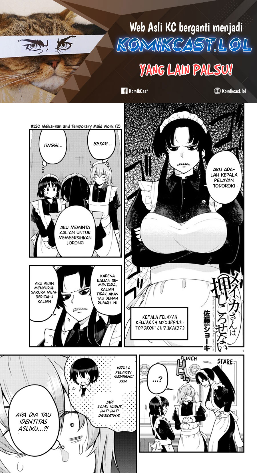 Baca Manga Meika-san Can’t Conceal Her Emotions Chapter 120 Gambar 2