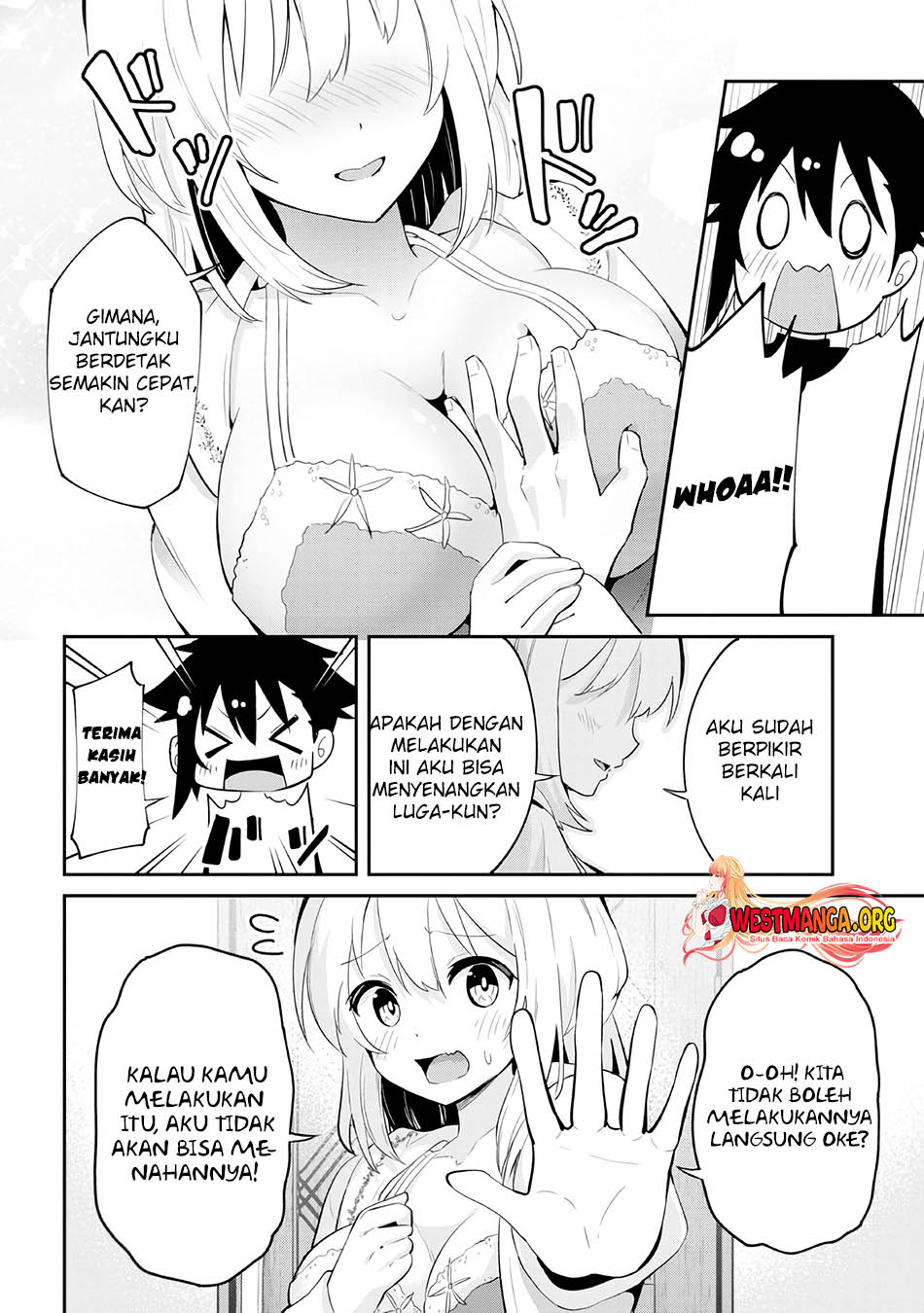 Seikishi ni Natta kedo Danchou no Oppai ga Sugosugite Kokoro ga Kiyomerarenai Chapter 25 Gambar 20