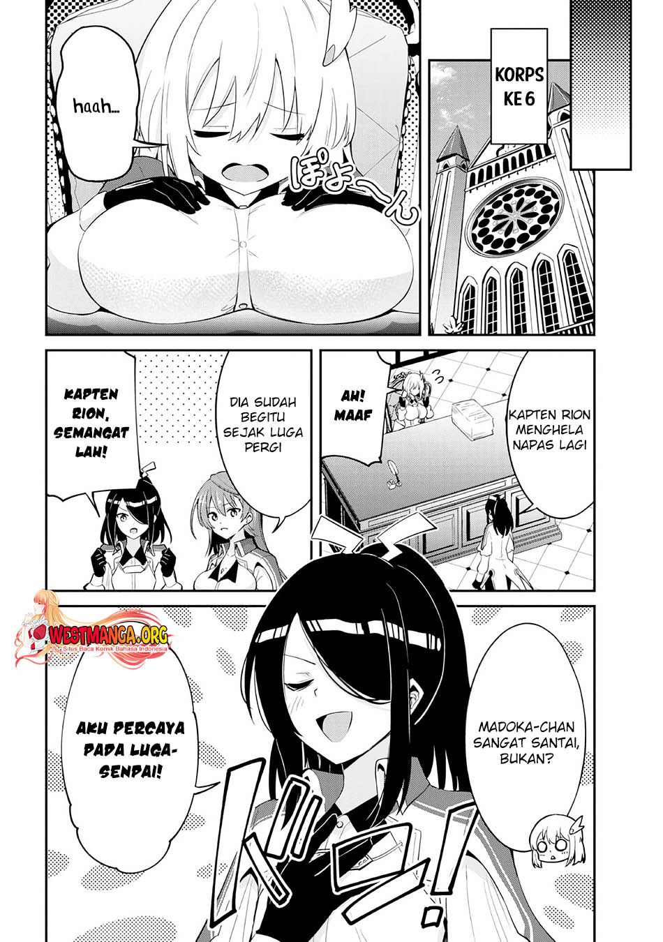 Seikishi ni Natta kedo Danchou no Oppai ga Sugosugite Kokoro ga Kiyomerarenai Chapter 25 Gambar 9