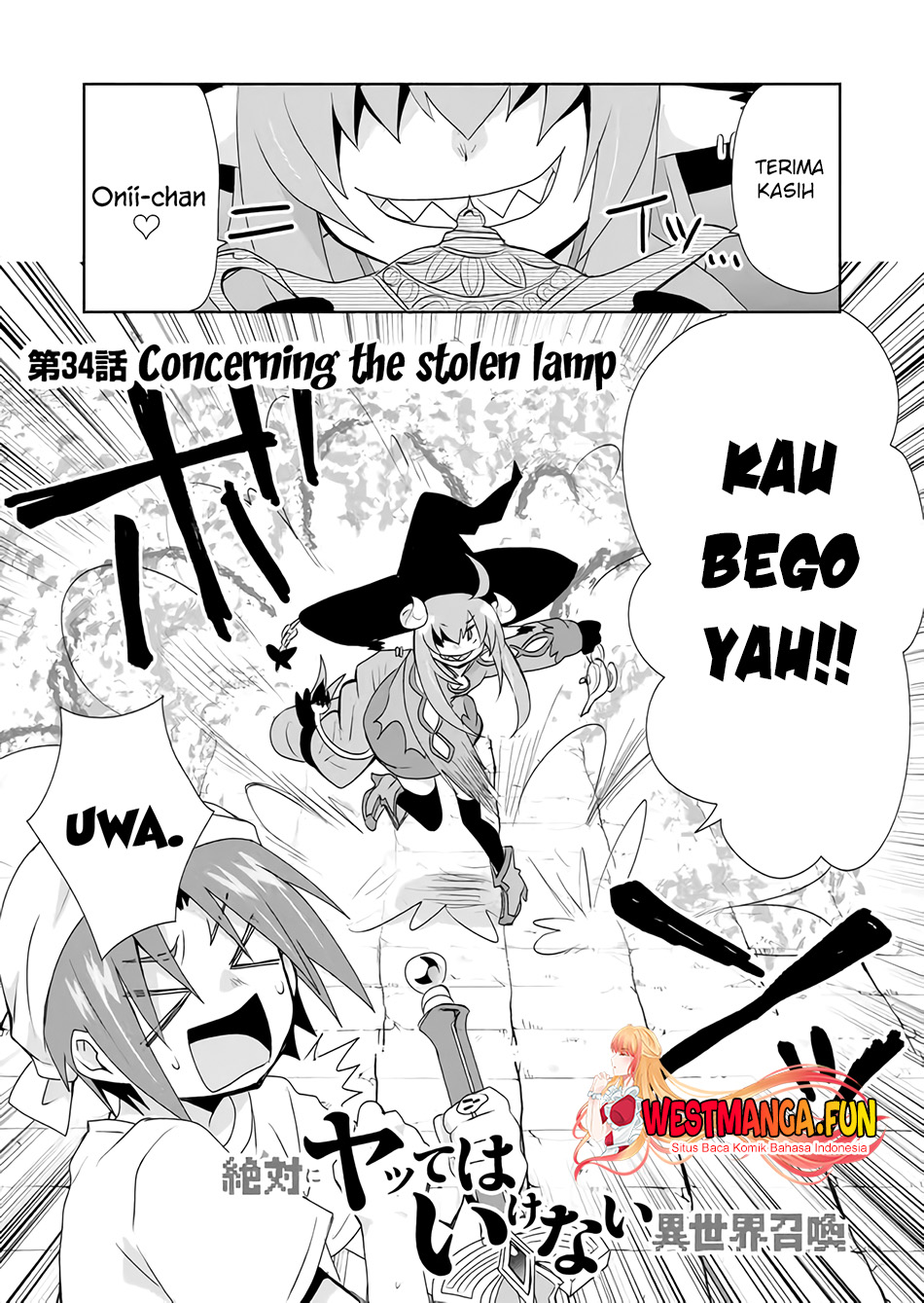 Zettai ni Yatte wa Ikenai Isekai Shoukan Chapter 34 Gambar 4