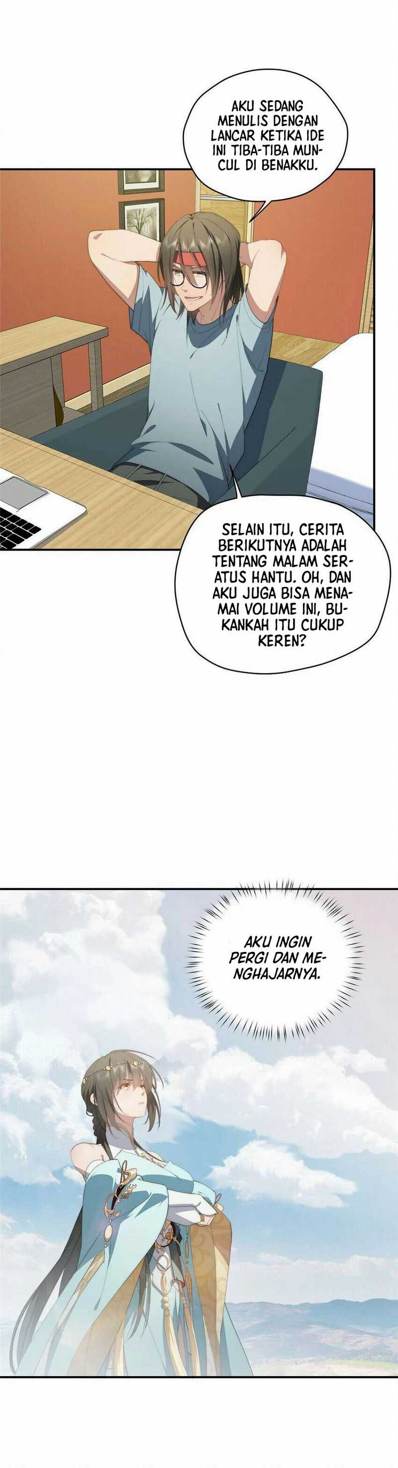 What Do You Do If the Heroine Escapes From Your Novel Chapter 36 bahasa Indonesia Gambar 6