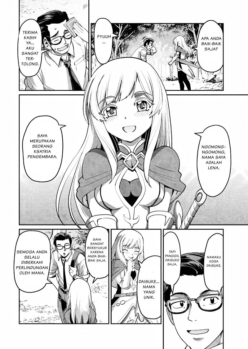 Isekai Shoukan Oji-san no Juumusou Life – Sabage Suki Salaryman wa Kaisha Owari ni Isekai e Chokki suru Chapter 1 bahasa Indonesia Gambar 13