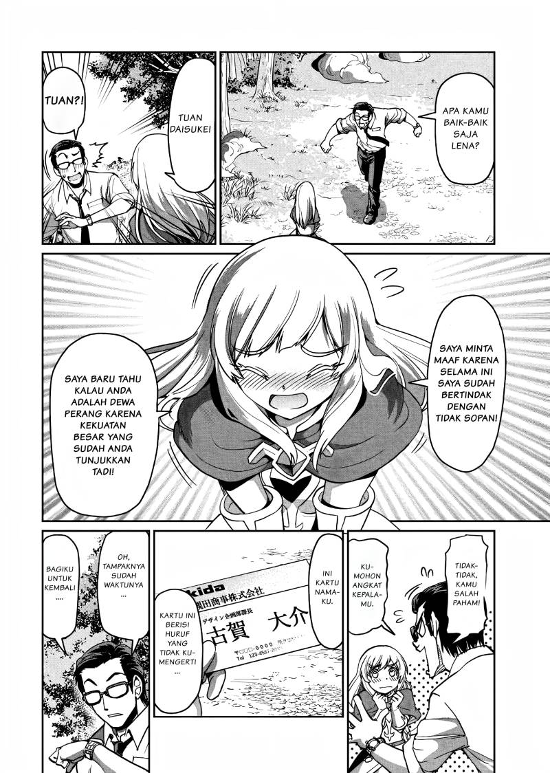 Isekai Shoukan Oji-san no Juumusou Life – Sabage Suki Salaryman wa Kaisha Owari ni Isekai e Chokki suru Chapter 1 bahasa Indonesia Gambar 29