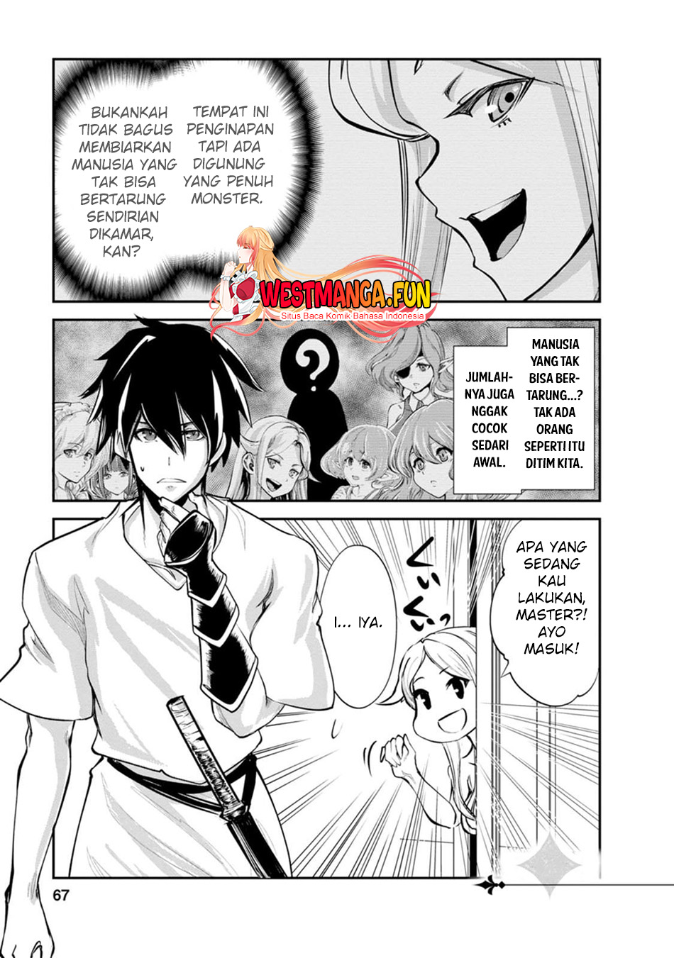 Baca Manga Monster no Goshujin-sama Chapter 577 Gambar 2