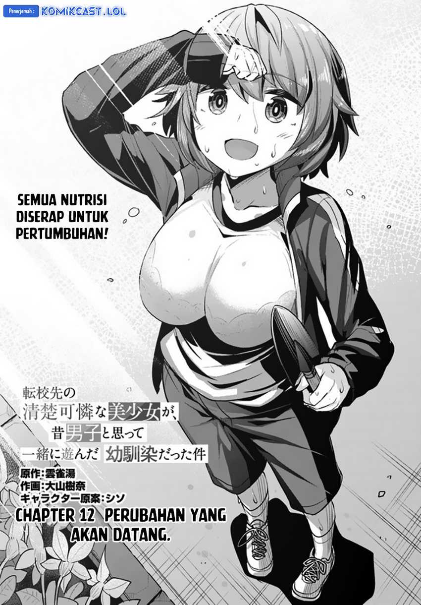 Tenkou-saki no Seiso Karen na Bishoujo ga, Mukashi Danshi to Omotte Issho ni Asonda Osananajimi datta Ken Chapter 12 Gambar 5