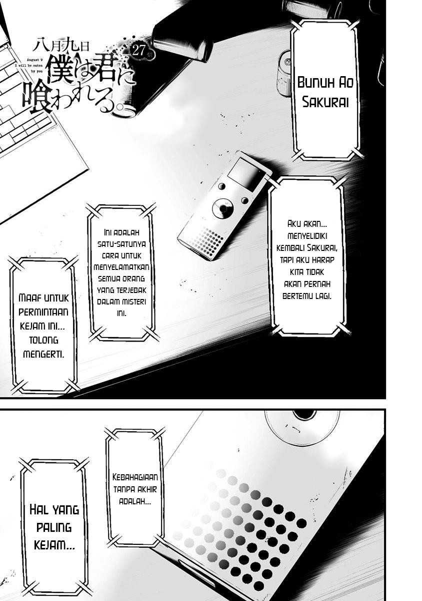 Baca Komik Hachigatsu Kokonoka Boku wa Kimi ni Kuwareru. Chapter 27 Gambar 1