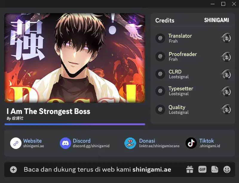 Baca Komik I, the Strongest Boss Chapter 8 bahasa Indonesia Gambar 1