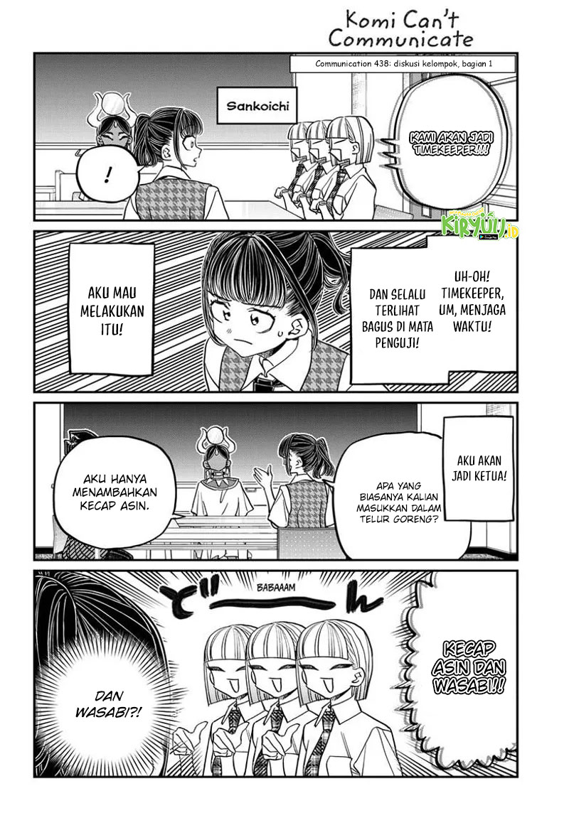 Baca Manga Komi-san wa Komyushou Desu Chapter 438 Gambar 2
