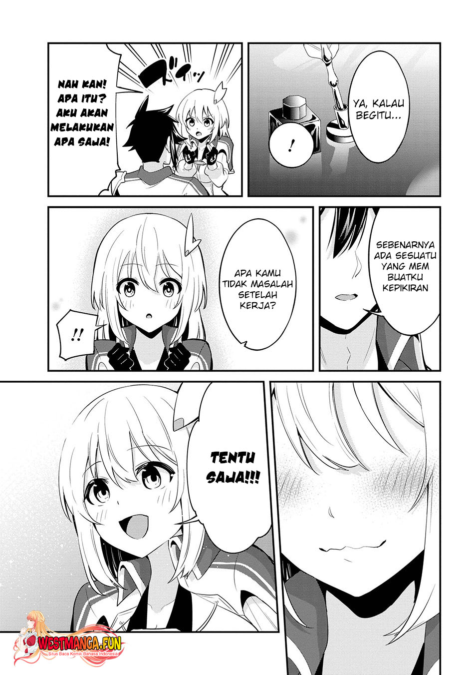 Seikishi ni Natta kedo Danchou no Oppai ga Sugosugite Kokoro ga Kiyomerarenai Chapter 27 Gambar 11