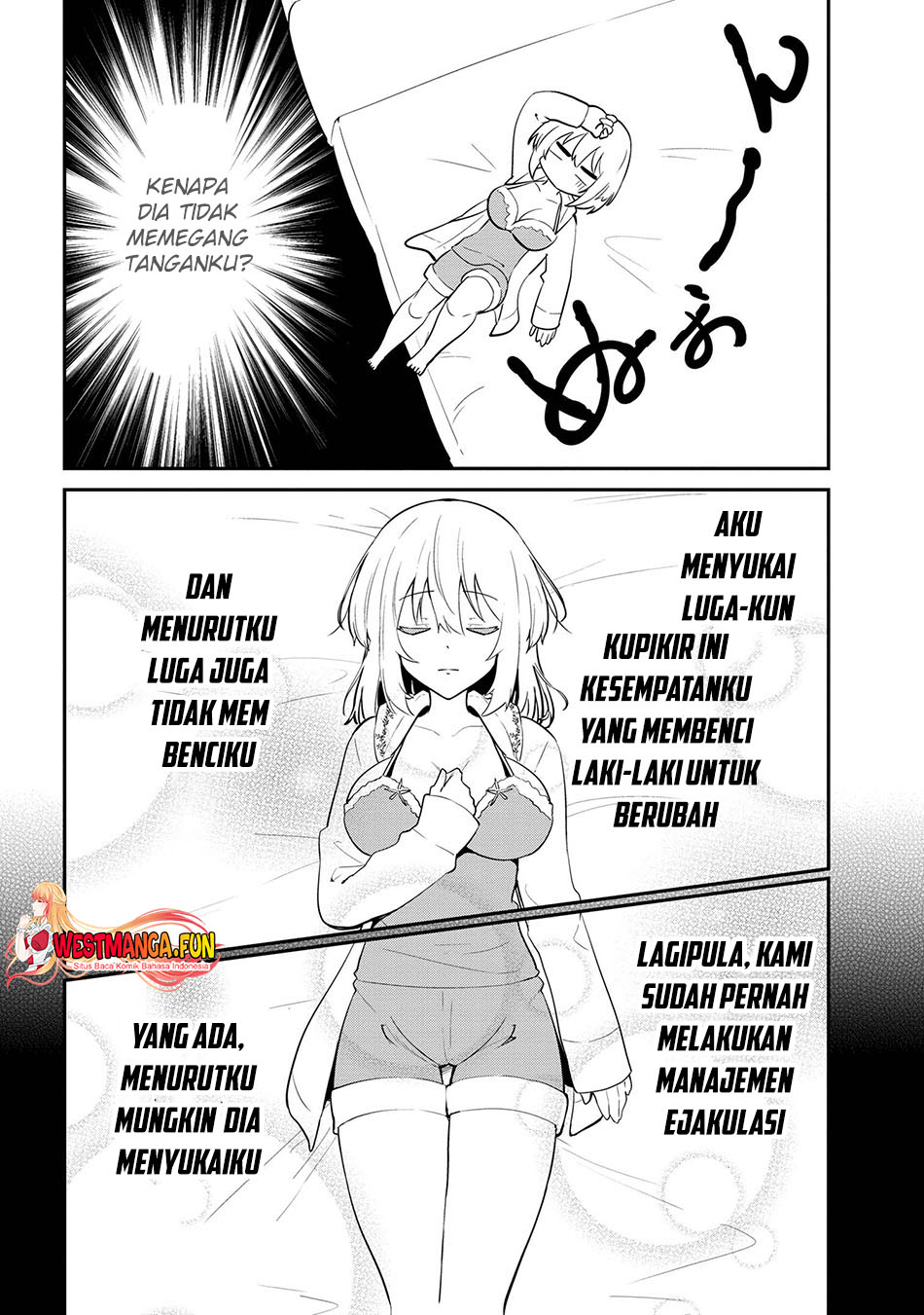 Seikishi ni Natta kedo Danchou no Oppai ga Sugosugite Kokoro ga Kiyomerarenai Chapter 27 Gambar 16