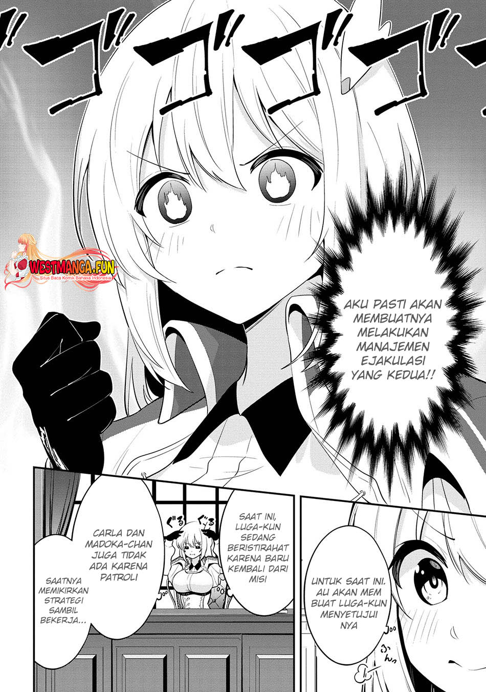 Seikishi ni Natta kedo Danchou no Oppai ga Sugosugite Kokoro ga Kiyomerarenai Chapter 27 Gambar 4