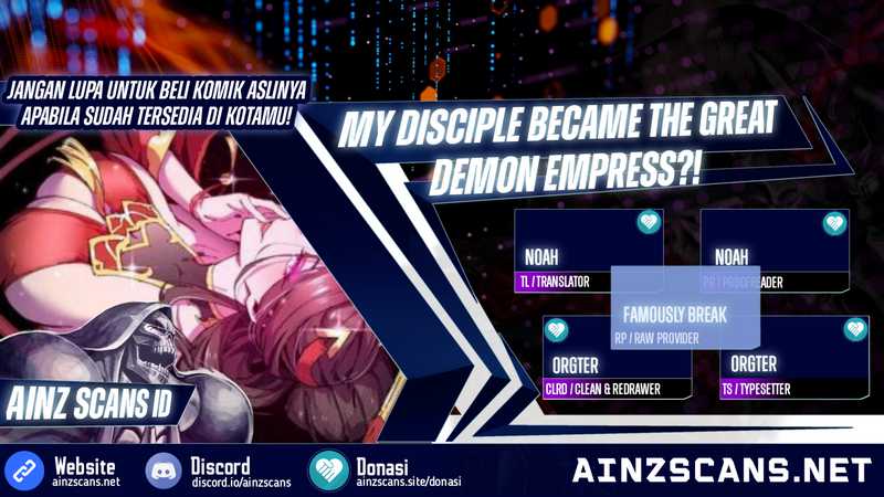 Baca Komik My Disciple Became The Great Demon Empress?! Chapter 3 Gambar 1