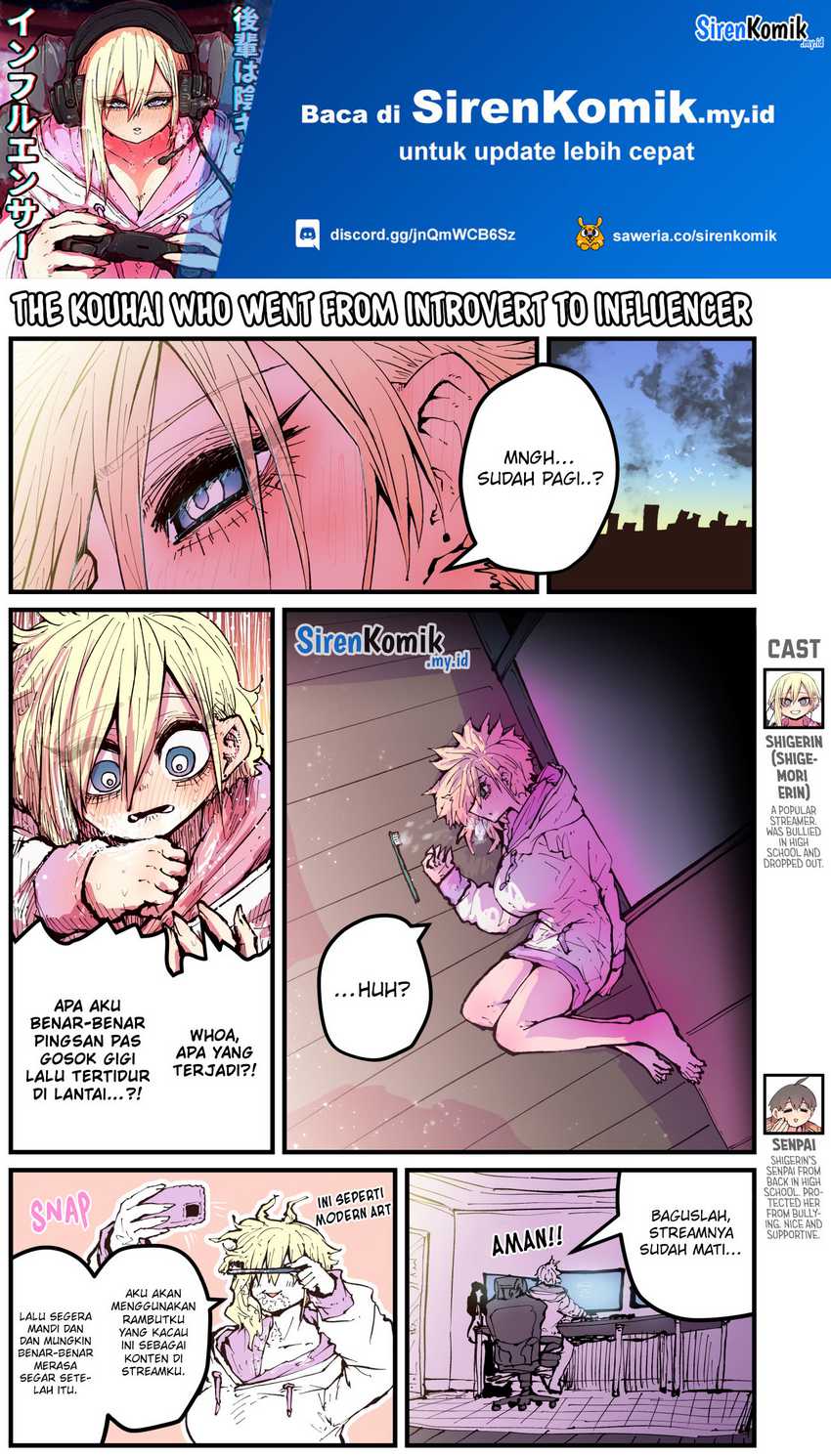 Baca Manga Kouhai wa Inkya Agari no Infuruensaa Chapter 4 Gambar 2