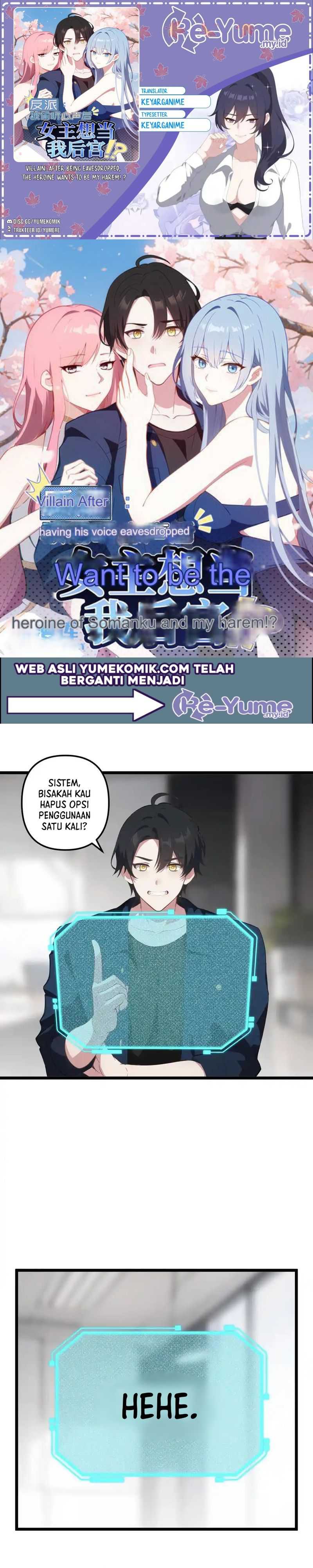 Baca Komik Villain: After Being Eavesdropped, The Heroine Wants To Be My Harem!? Chapter 35 Gambar 1