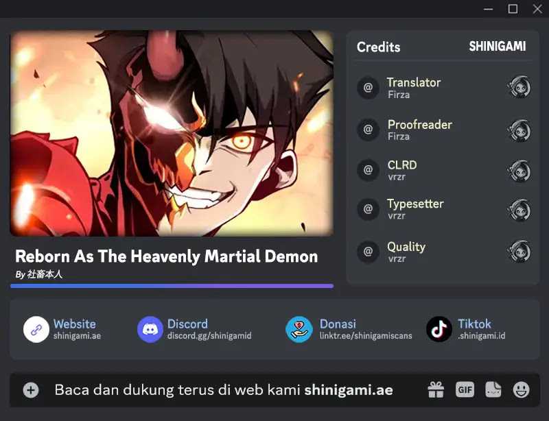 Baca Komik Reborn as a Heavenly Martial Demon Chapter 7 Gambar 1